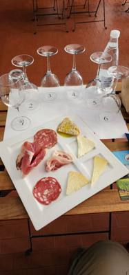 Visited the Fattoria del Teso winery.  Learned a little.  Ate a little.  Drank a little.  Great little stop and beautifu