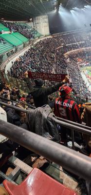 I mean how many chances will we get to see an AC Milan game in our life?  It had to be done and Julie made it happen.