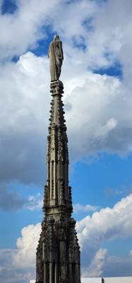 I can't accurately explain the awe when you walk out of the subway at Duomo di Milano.  It's ornate and massive and when