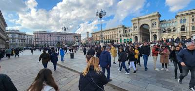 I can't accurately explain the awe when you walk out of the subway at Duomo di Milano.  It's ornate and massive and when