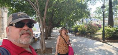 Walking tour of Havana, Cuba with Yane.  Lots of history and things to see and learn about.  Havana is a little rough ar