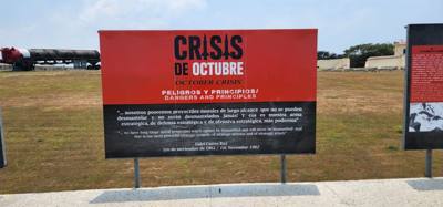 This was a surprise on our driving tour today.  A Cuban Missile Crisis display.  This is their account if what occured. 