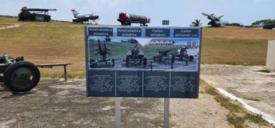 This was a surprise on our driving tour today.  A Cuban Missile Crisis display.  This is their account if what occured. 