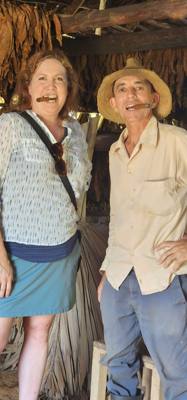 Day trip to Vinales. Got to hang out with some very cool and hard working farmers. Myself and another gal got dehydrat
