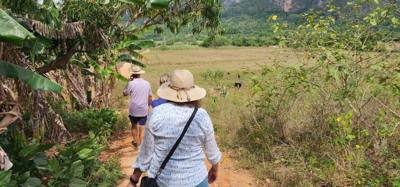 Day trip to Vinales. Got to hang out with some very cool and hard working farmers. Myself and another gal got dehydrat