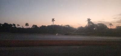 Left early morning to make it to Trinidad.  Stopped at a roadside bar for some much needed guava juice.  Continued in to