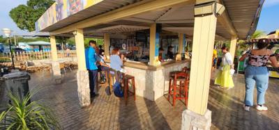 Left early morning to make it to Trinidad.  Stopped at a roadside bar for some much needed guava juice.  Continued in to
