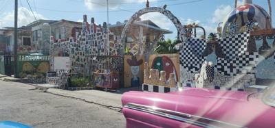 First visit this morning was to an art district called Fusterlandia.  They wanted to call it something fun like Disneyla