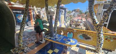 First visit this morning was to an art district called Fusterlandia.  They wanted to call it something fun like Disneyla