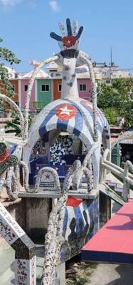 First visit this morning was to an art district called Fusterlandia.  They wanted to call it something fun like Disneyla