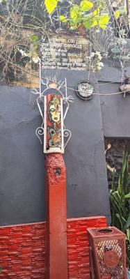 Next on the art day visits was an area with afro-cuban art.  Much inspired by the Cuban version of Santeria.  Very inter