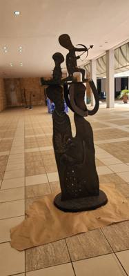 Last stop on the art train today was to Museo Nacional de Bellas Artes.  Our guide wanted to make sure we got all of the