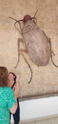Last stop on the art train today was to Museo Nacional de Bellas Artes.  Our guide wanted to make sure we got all of the