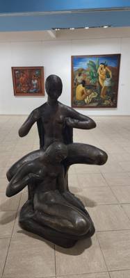 Last stop on the art train today was to Museo Nacional de Bellas Artes.  Our guide wanted to make sure we got all of the