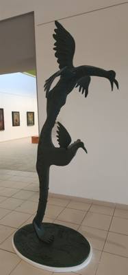 Last stop on the art train today was to Museo Nacional de Bellas Artes.  Our guide wanted to make sure we got all of the