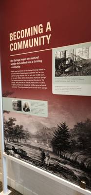 Fordyce Bathhouse Museum.  We're going to do a bathhouse on Sunday but for now we're learning about the history and expe