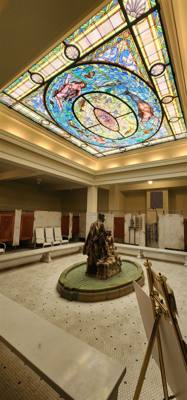Fordyce Bathhouse Museum.  We're going to do a bathhouse on Sunday but for now we're learning about the history and expe