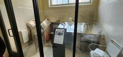 Fordyce Bathhouse Museum.  We're going to do a bathhouse on Sunday but for now we're learning about the history and expe