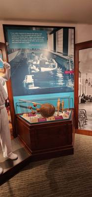 Fordyce Bathhouse Museum.  We're going to do a bathhouse on Sunday but for now we're learning about the history and expe