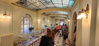 Fordyce Bathhouse Museum.  We're going to do a bathhouse on Sunday but for now we're learning about the history and expe