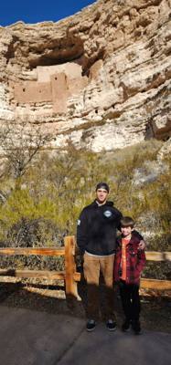 First stop of our visit to Arizona sites today... Montezuma Castle.