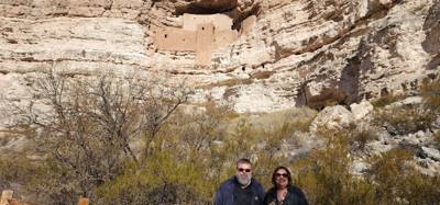 First stop of our visit to Arizona sites today... Montezuma Castle.