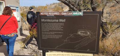 Second stop today on the discover Arizona train... Montezuma's Well.