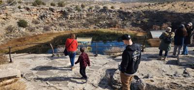 Second stop today on the discover Arizona train... Montezuma's Well.