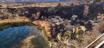 Second stop today on the discover Arizona train... Montezuma's Well.