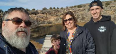 Second stop today on the discover Arizona train... Montezuma's Well.