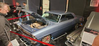 Barrett-Jackson Auction for most of today.  Crazy beautiful cars.  We could have sat there watching another few hours.