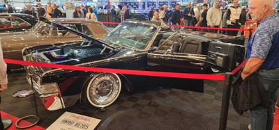 Barrett-Jackson Auction for most of today.  Crazy beautiful cars.  We could have sat there watching another few hours.