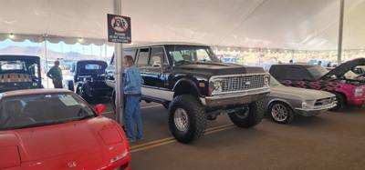 Barrett-Jackson Auction for most of today.  Crazy beautiful cars.  We could have sat there watching another few hours.