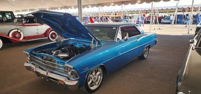 Barrett-Jackson Auction for most of today.  Crazy beautiful cars.  We could have sat there watching another few hours.
