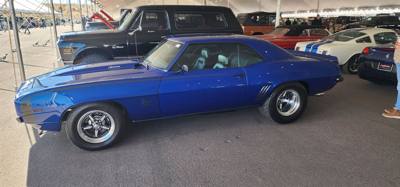 Barrett-Jackson Auction for most of today.  Crazy beautiful cars.  We could have sat there watching another few hours.