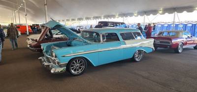 Barrett-Jackson Auction for most of today.  Crazy beautiful cars.  We could have sat there watching another few hours.
