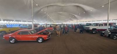 Barrett-Jackson Auction for most of today.  Crazy beautiful cars.  We could have sat there watching another few hours.