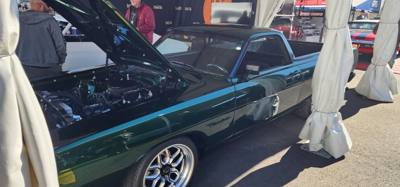 Barrett-Jackson Auction for most of today.  Crazy beautiful cars.  We could have sat there watching another few hours.