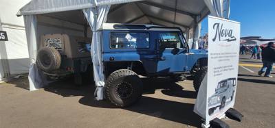 Barrett-Jackson Auction for most of today.  Crazy beautiful cars.  We could have sat there watching another few hours.