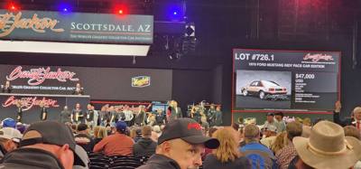 Barrett-Jackson Auction for most of today.  Crazy beautiful cars.  We could have sat there watching another few hours.