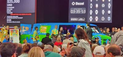 Barrett-Jackson Auction for most of today.  Crazy beautiful cars.  We could have sat there watching another few hours.