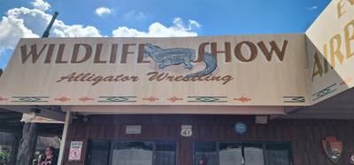 Second stop today... Gator Park.