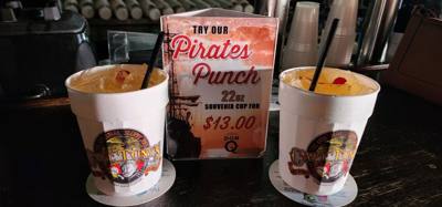 At the request of one of my CVMA brothers Linnea and I hit this place for a pirate punch, to touch the Client Eastwood b