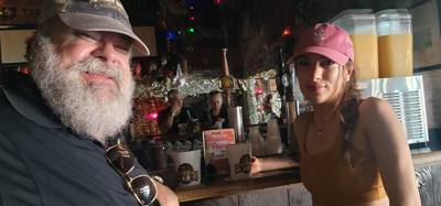 At the request of one of my CVMA brothers Linnea and I hit this place for a pirate punch, to touch the Client Eastwood b