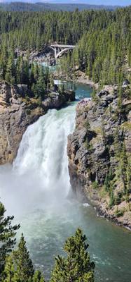 Beautiful falls and the Grand Canyon of Yellowstone.