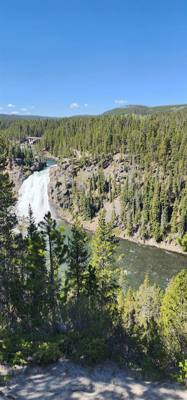 Beautiful falls and the Grand Canyon of Yellowstone.