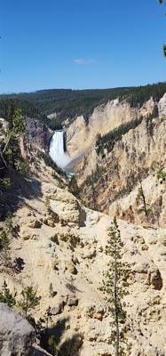 Beautiful falls and the Grand Canyon of Yellowstone.