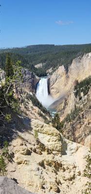 Beautiful falls and the Grand Canyon of Yellowstone.