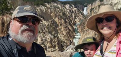 Beautiful falls and the Grand Canyon of Yellowstone.