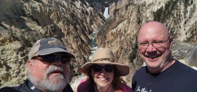 Beautiful falls and the Grand Canyon of Yellowstone.